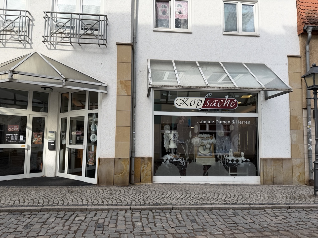 Salon Kopfsache – Außenansicht