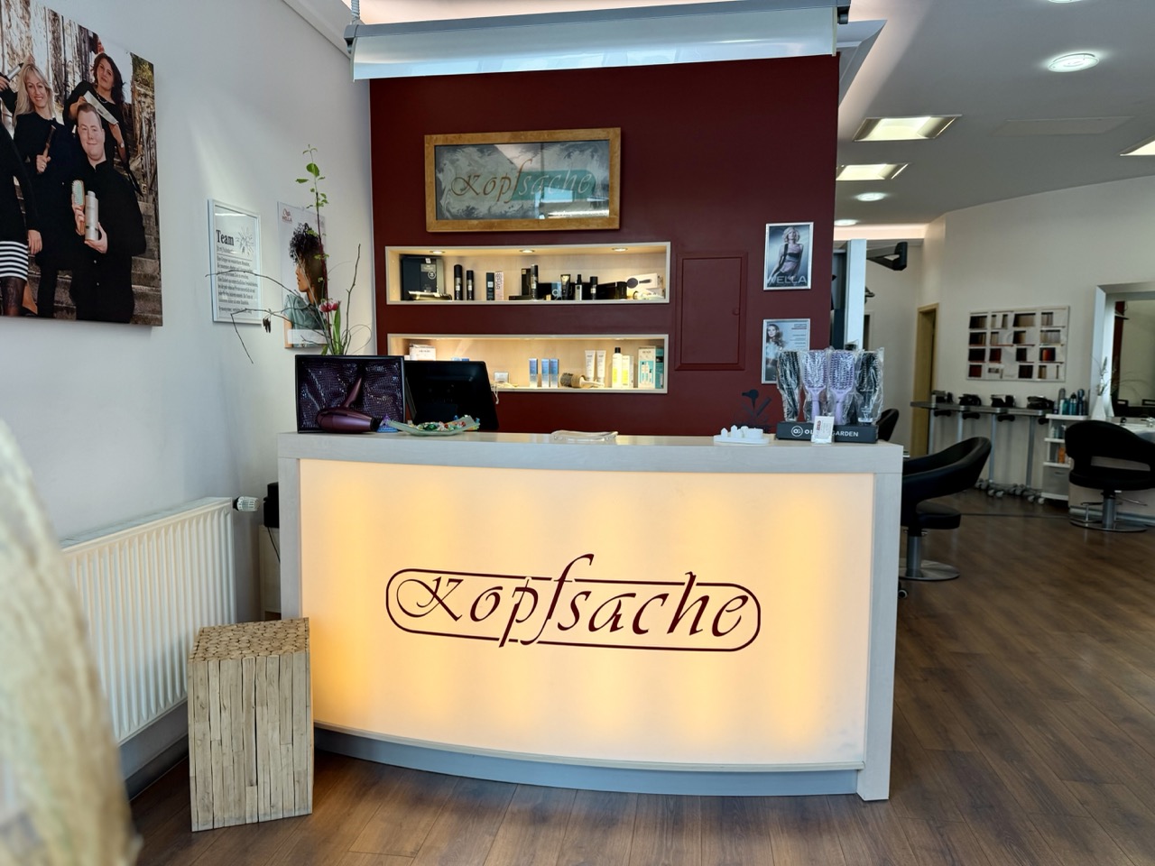 Salon Kopfsache – Empfang